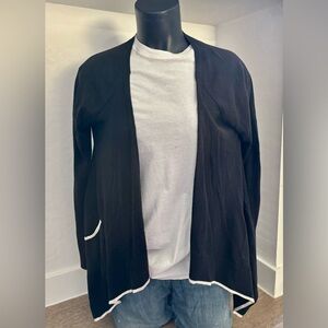 Black cardigan